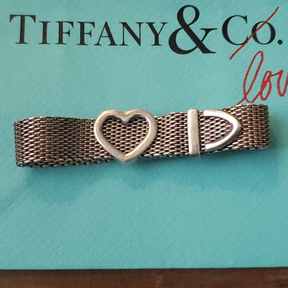 Tiffany Mesh Heart Buckle Bracelet - Picture 14 of 15